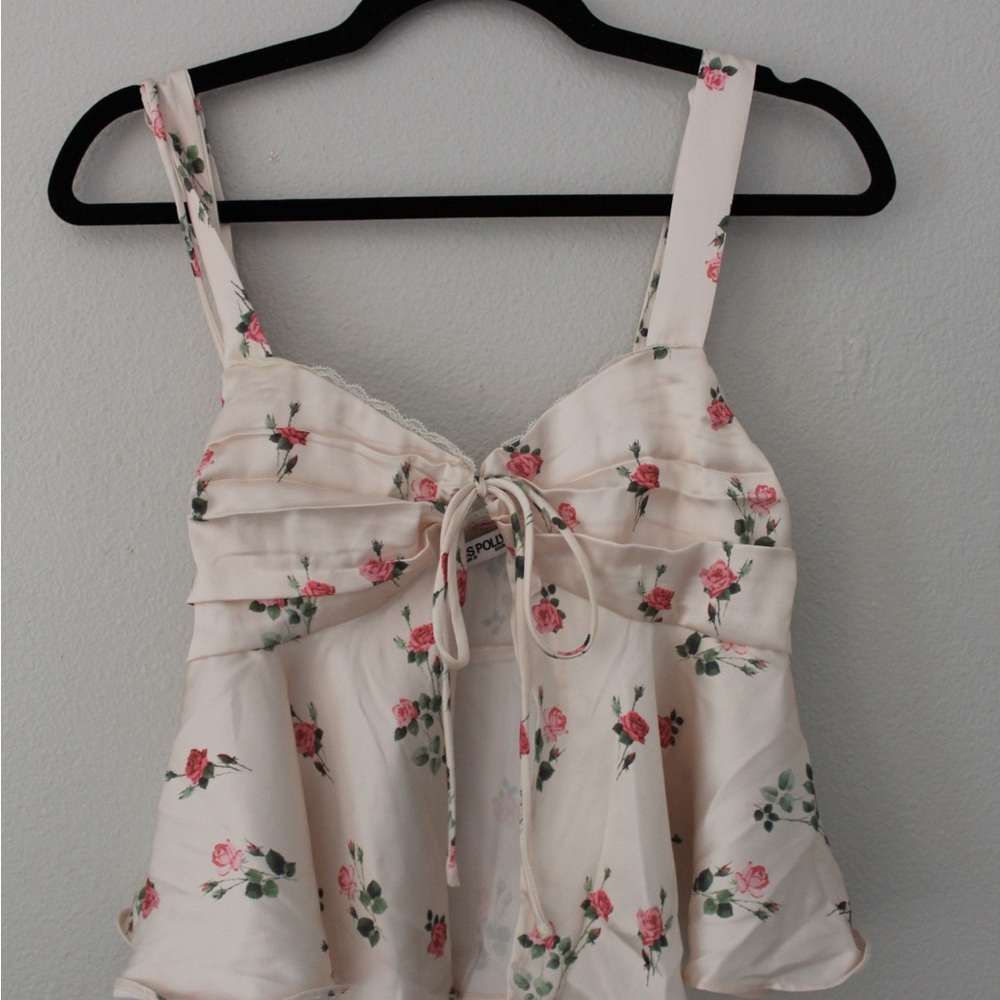 PRINCESS POLLY Satin Floral Set